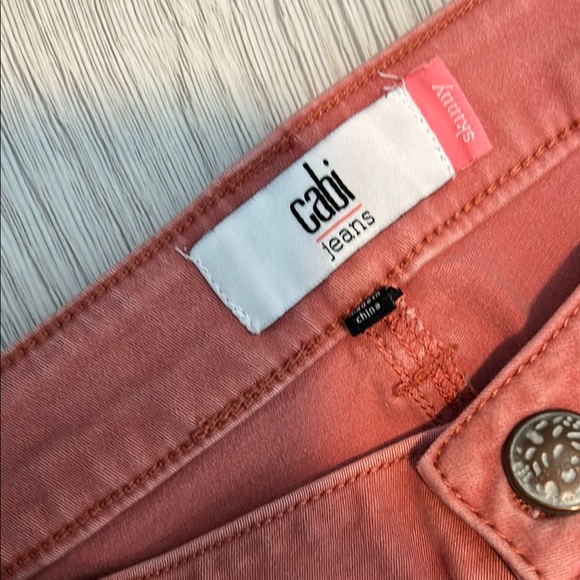 CAbi Style 5310 Brick Dust Skinny Jeans Size 12 - Picture 2 of 5